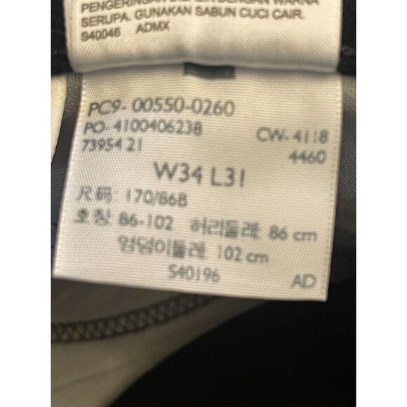 NWT Levi's 550 Men's Straight Jeans 34x31 Black Denim Cotton Relaxed Fit Stretch - Picture 13 of 13